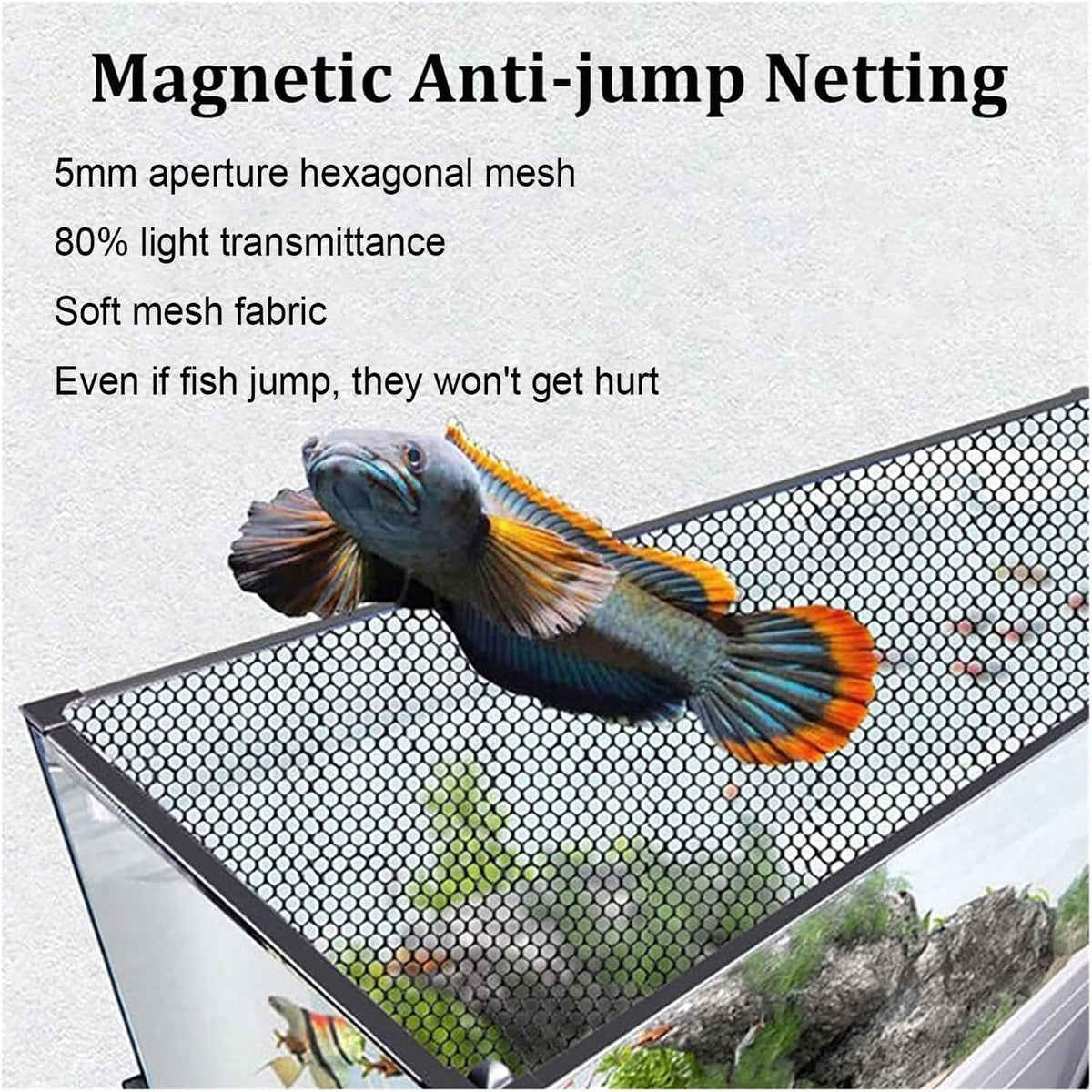 Magnetic Fish Tank Lid Cuttable Aquarium Top Cover Y3498