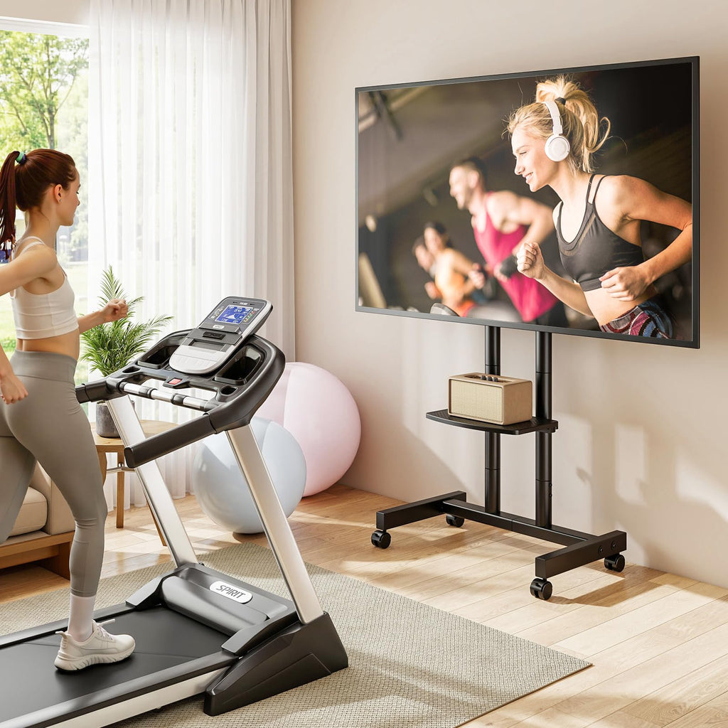 Heavy Duty Rolling TV Stand for 27-80 inch TVs D877