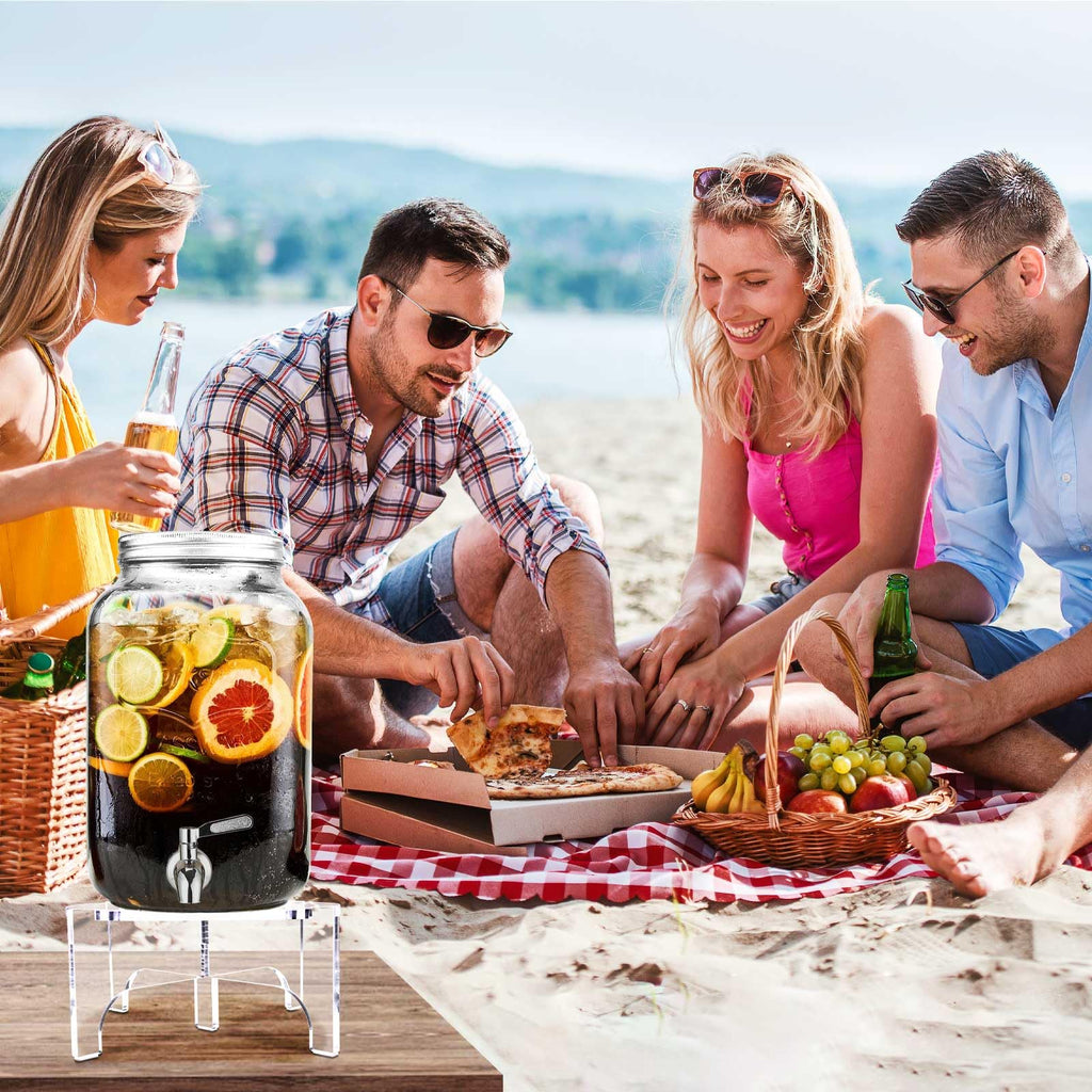 Acrylic Beverage Dispenser Stand W680