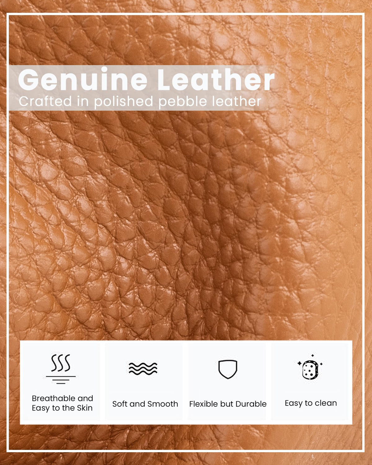 Genuine Leather Crossbody Bag with RFID Blocking Card Slots N146081