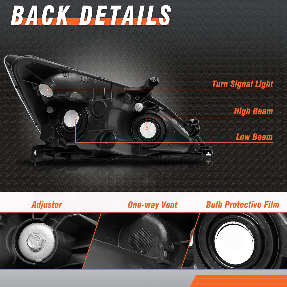 2003-2007 Honda Accord Headlights N148