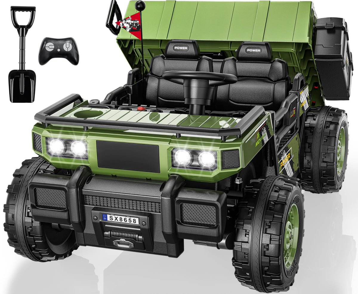 24V 2 Seater Ride On Dump Truck X9097