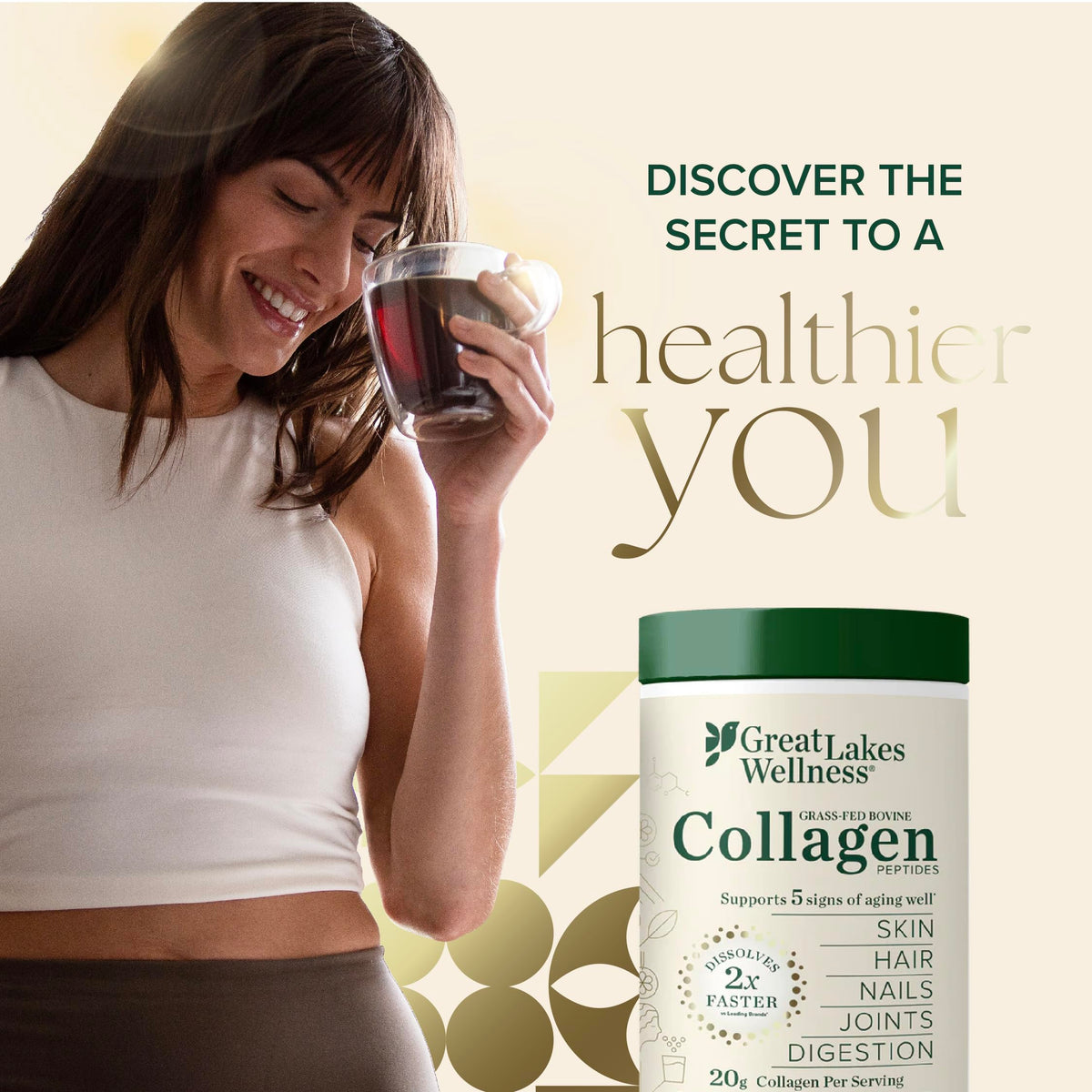 Collagen Peptides Powder, Chocolate, 10 oz G330