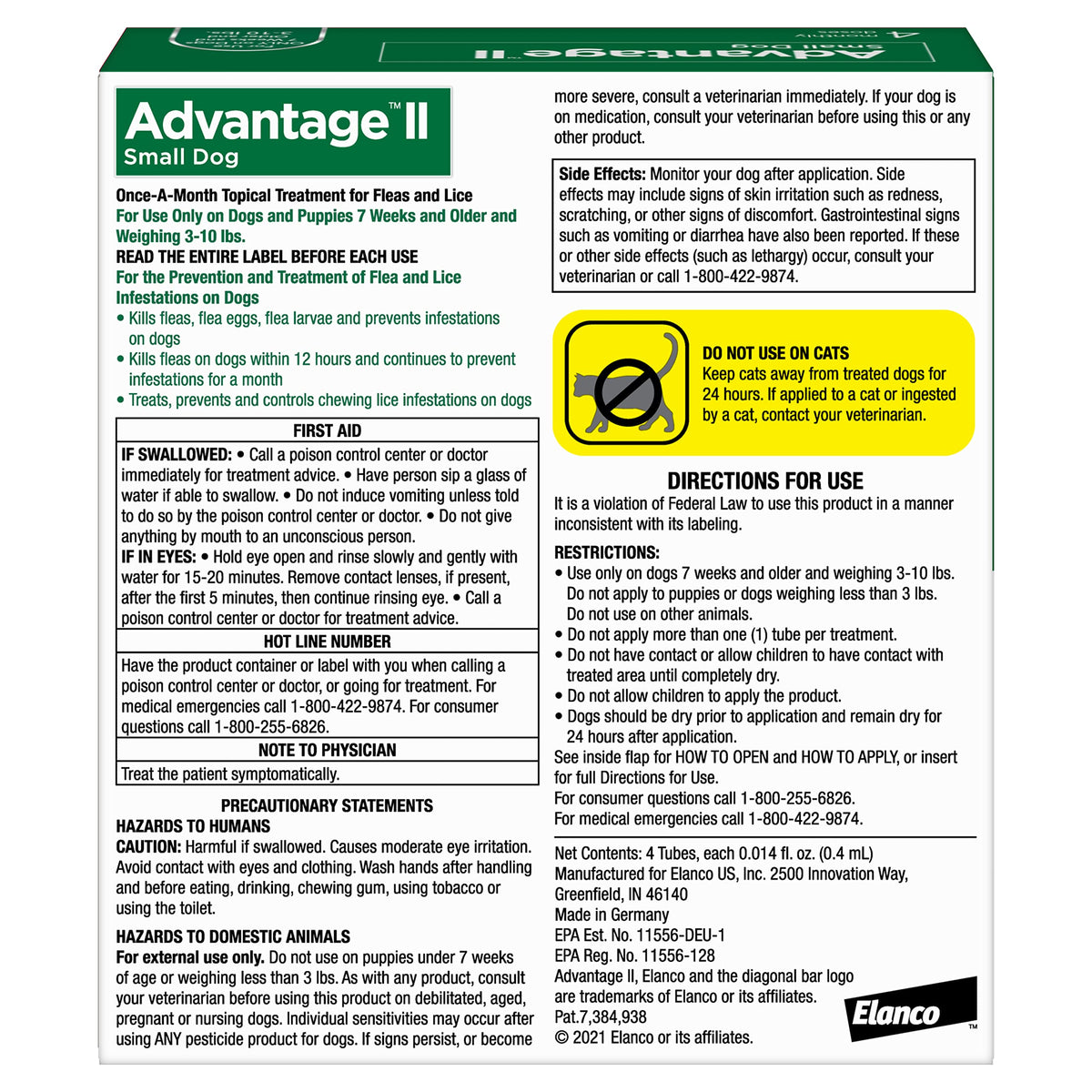 Small Dog Flea Treatment & Prevention 4-Month Supply B737056