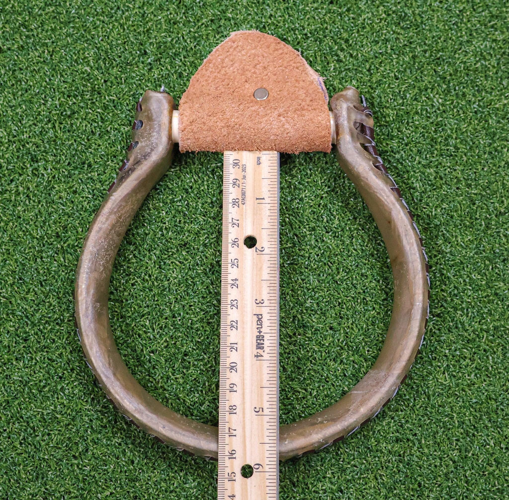 Oxbow Round Metal Western Stirrups J958601