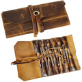 Leather Tool Roll Up Pouch V79936